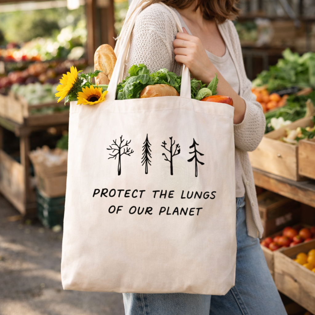 Protect The Lungs of Our Planet Reusable Bag
