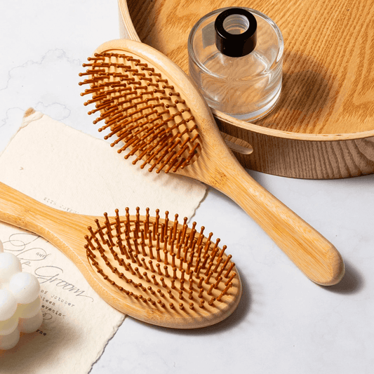 Natural Bamboo Detangling Hair Brush Ethical Earth Store