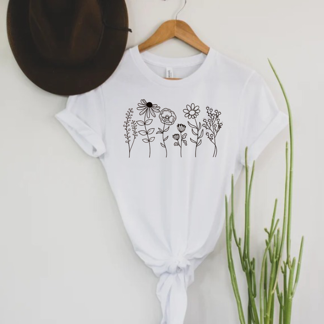Wildflower T-Shirt Ethical Earth Store