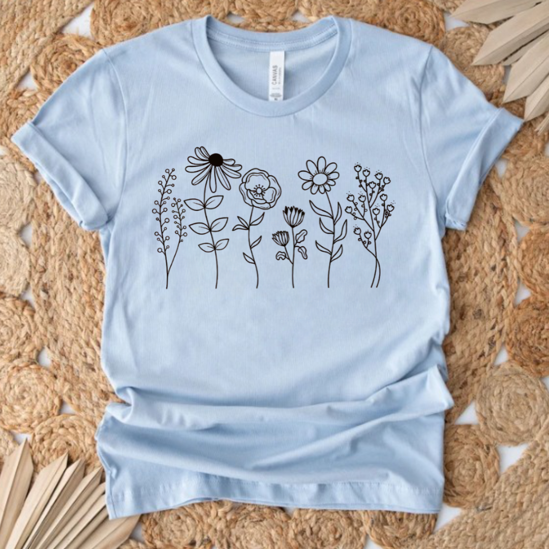 Wildflower T-Shirt Ethical Earth Store