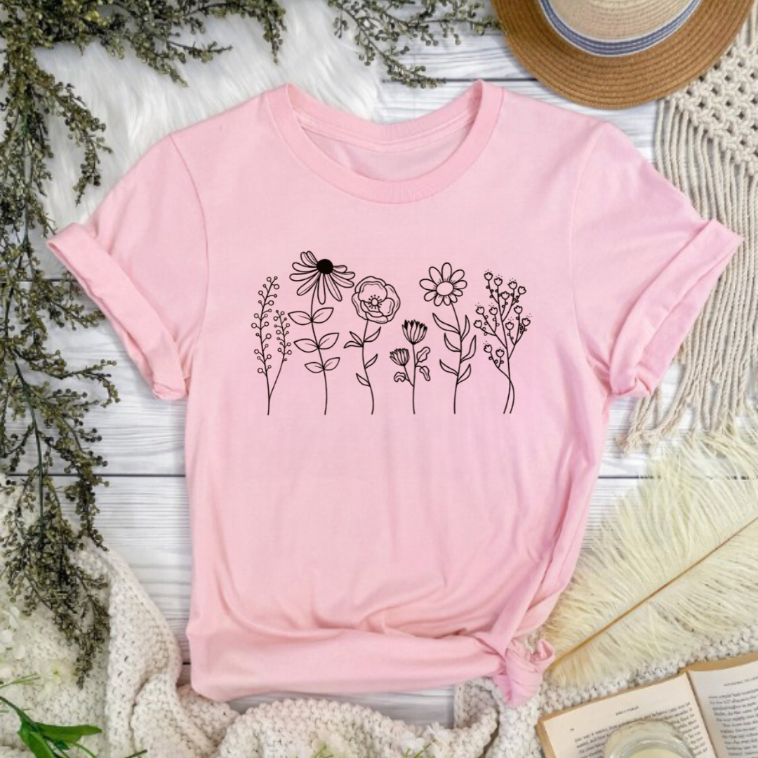 Wildflower T-Shirt Ethical Earth Store