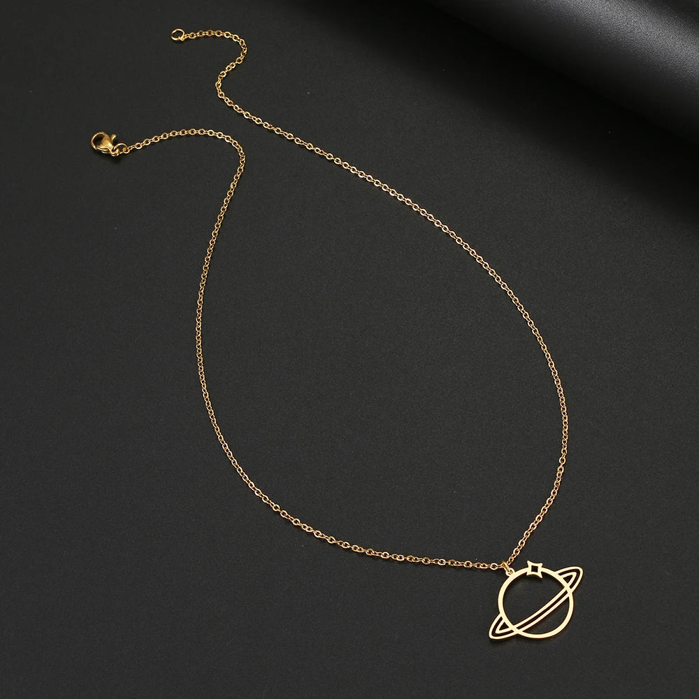 Saturn Necklace Ethical Earth Store