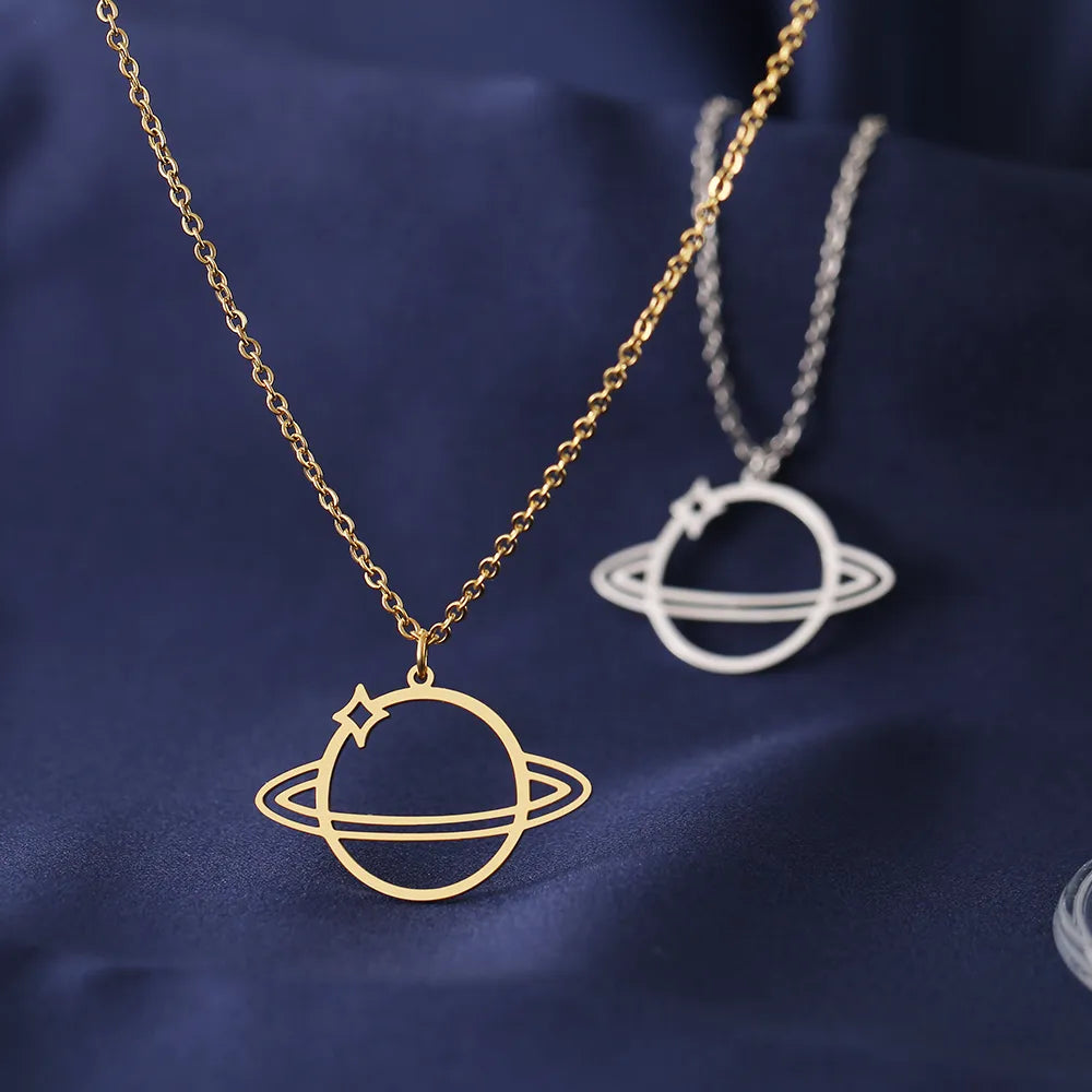 Saturn Necklace Ethical Earth Store