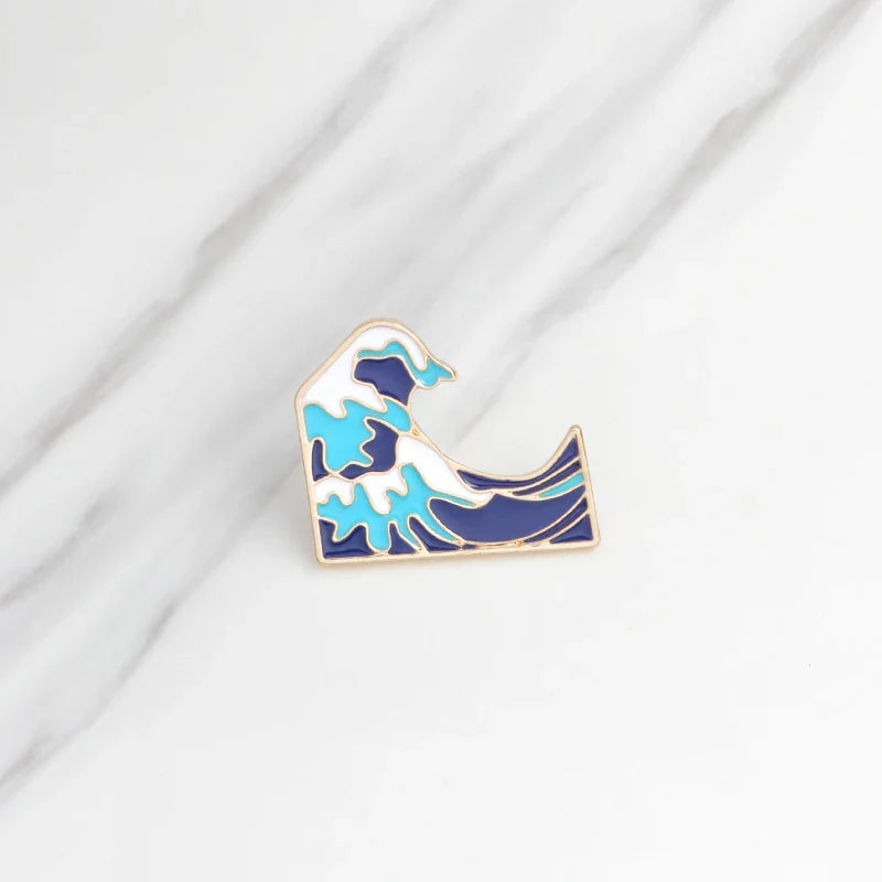 Ocean Wave Pin Ethical Earth Store