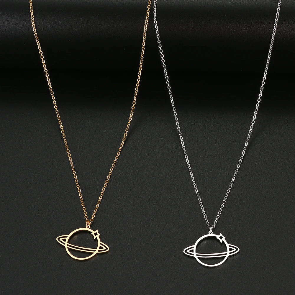 Saturn Necklace Ethical Earth Store