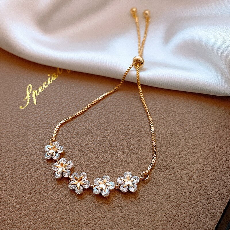 Flower Charm Bracelet Ethical Earth Store