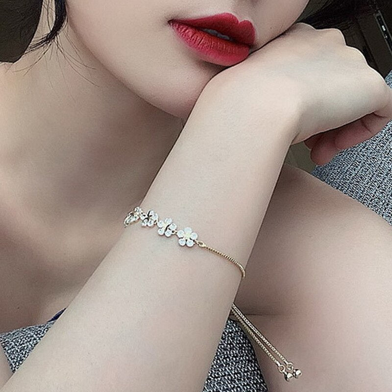 Flower Charm Bracelet Ethical Earth Store
