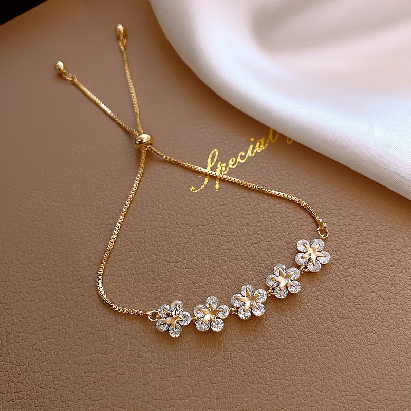 Flower Charm Bracelet Ethical Earth Store