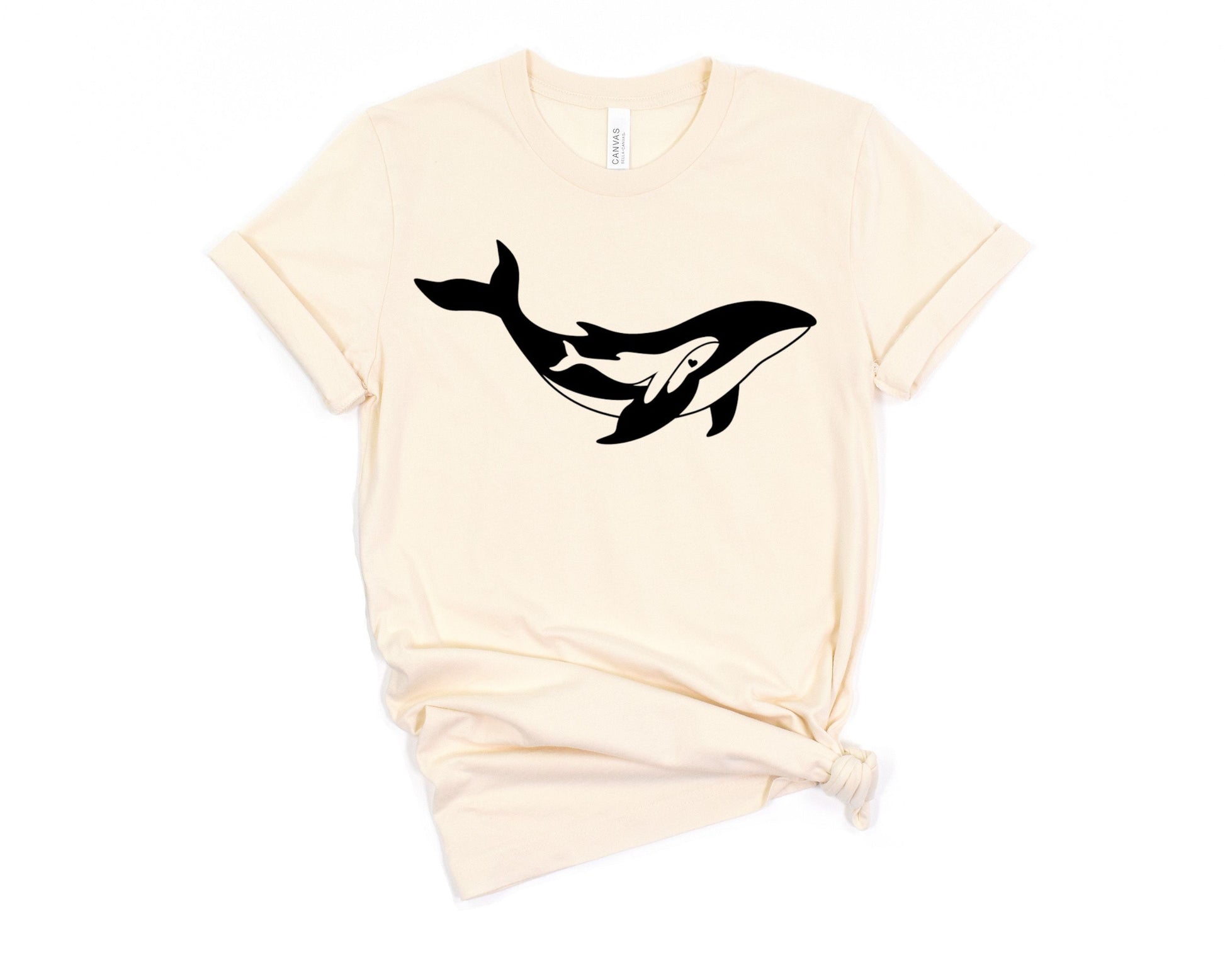 Whale Calf T-Shirt Ethical Earth Store