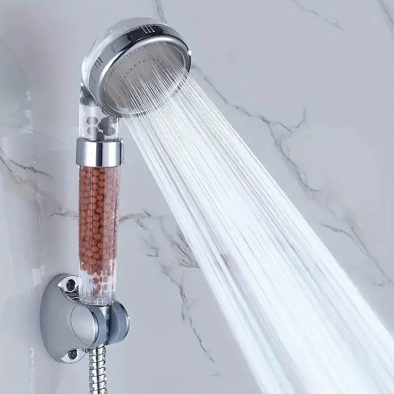 Mineral Enhanced Adjustable High Pressure Shower Head