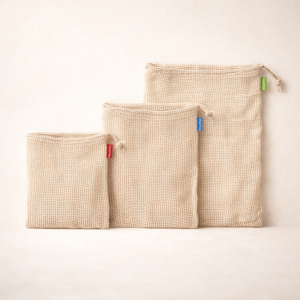 Reusable Organic Cotton Produce Bags