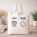 Less Trash, More Recycling Reusable Bag