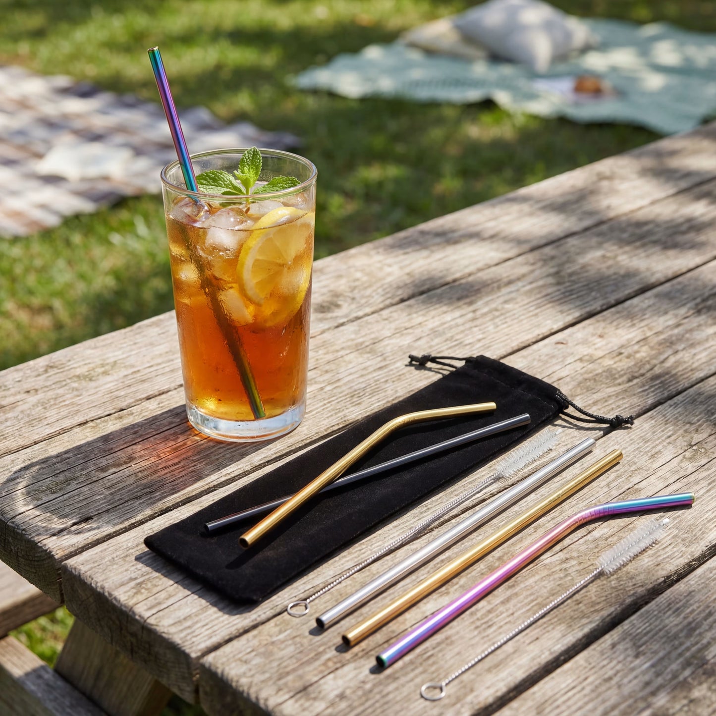 Eco-Friendly Reusable Straws - 8 Piece Ethical Earth Store