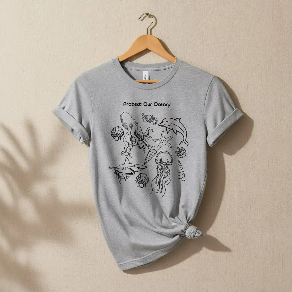 Protect Our Oceans T-Shirt Ethical Earth Store