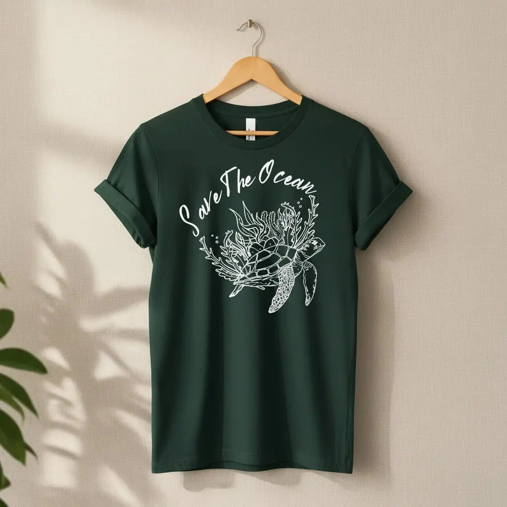 Save The Ocean T-Shirt Ethical Earth Store