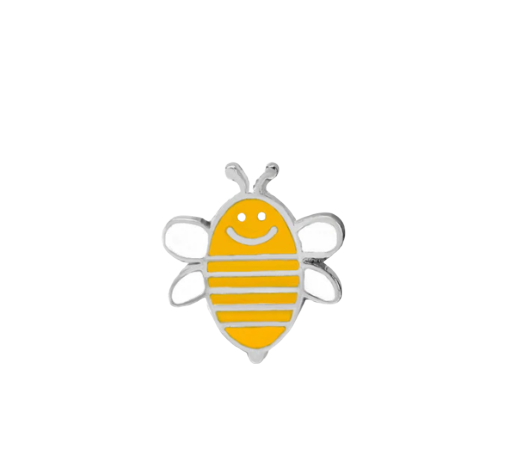 Cartoon Bee Pin Ethical Earth Store