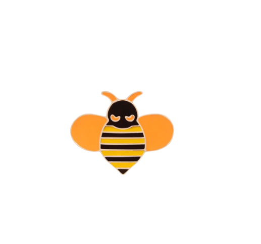 Cartoon Bee Pin Ethical Earth Store