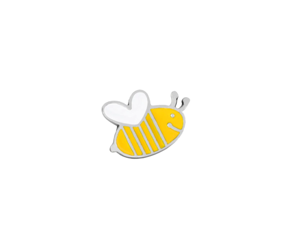 Cartoon Bee Pin Ethical Earth Store