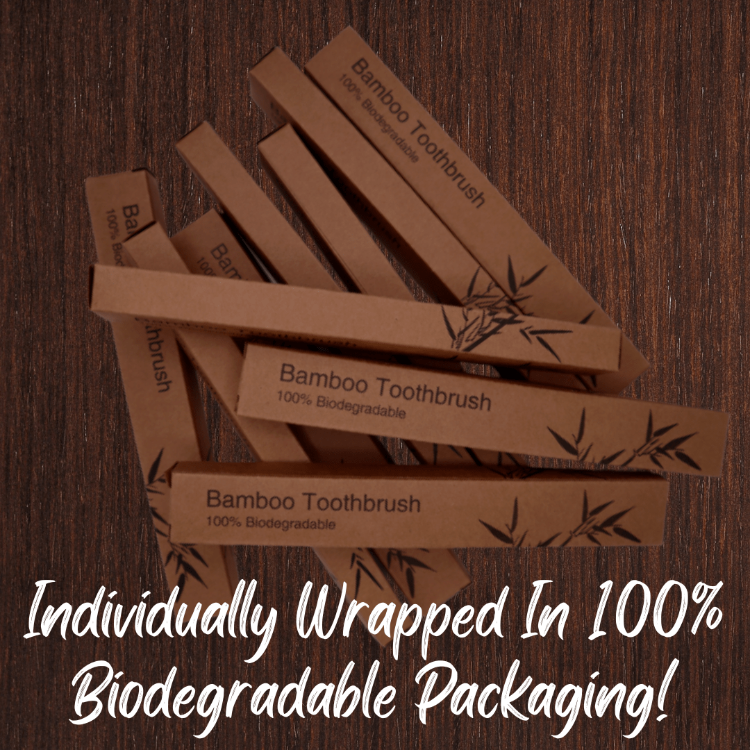 Bamboo Toothbrush - 10 Piece Ethical Earth Store