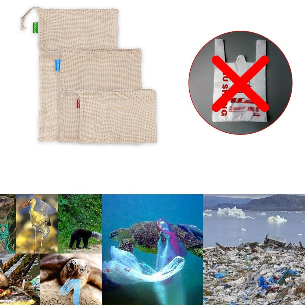 Reusable Organic Cotton Produce Bags Ethical Earth Store