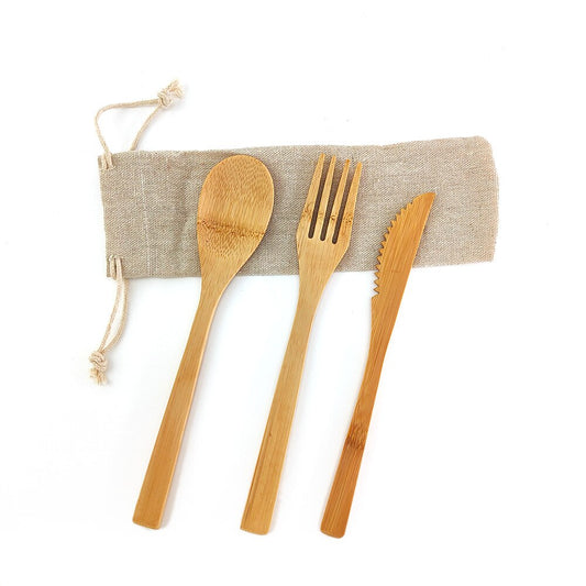 Bamboo Cutlery Set Ethical Earth Store