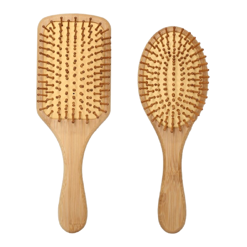 Natural Bamboo Detangling Hair Brush Ethical Earth Store