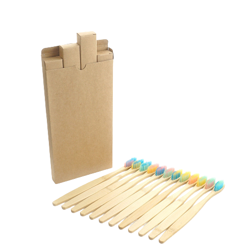 Limited Edition Bamboo Toothbrush - 10 Pieces Ethical Earth Store