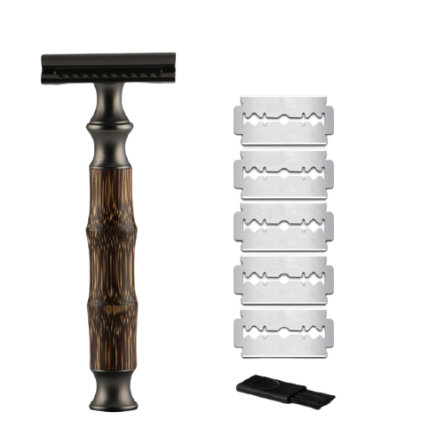 Eco-Friendly Bamboo Safety Razor + 20 Blade Refills Ethical Earth Store