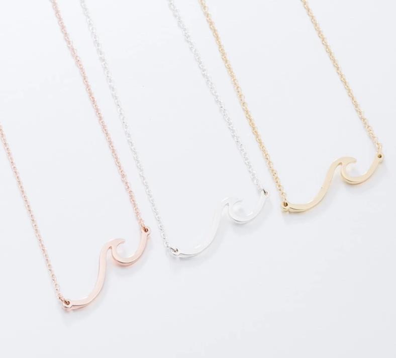 Ocean Wave Necklace Ethical Earth Store