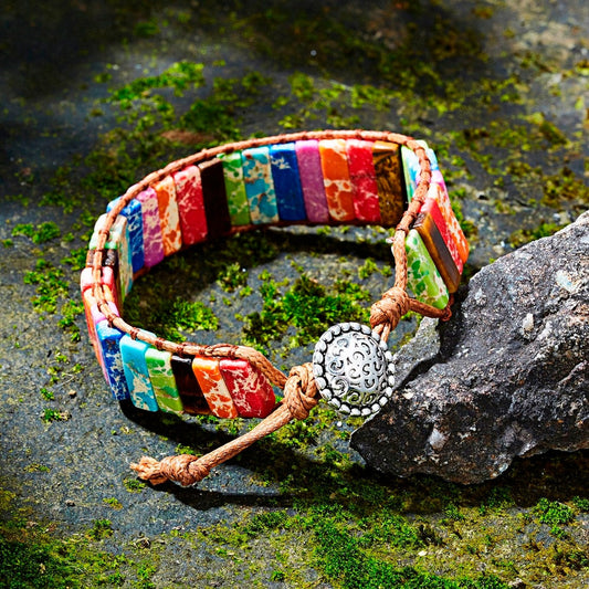 Natural Jasper Stone Bracelet Ethical Earth Store