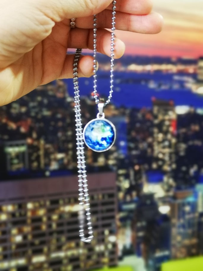 Glass Earth Pendant Necklace Ethical Earth Store