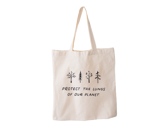 Protect The Lungs of Our Planet Reusable Bag Ethical Earth Store