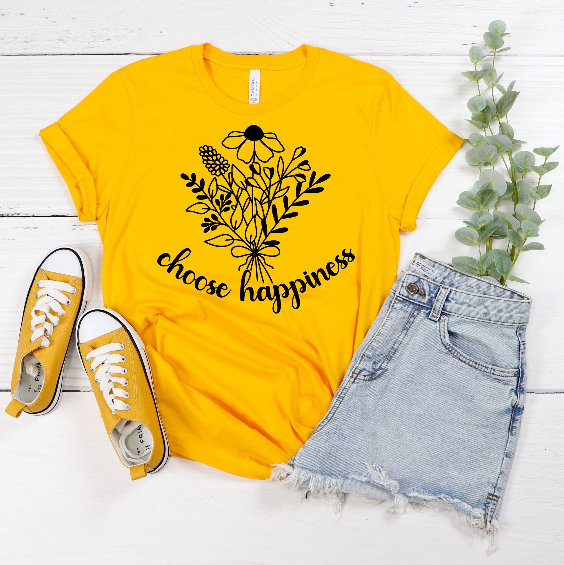 Choose Happiness T-Shirt Ethical Earth Store
