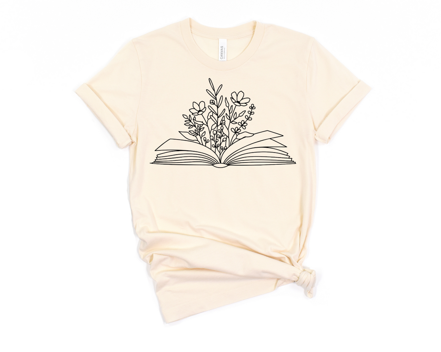 Wildflower Book T-Shirt Ethical Earth Store