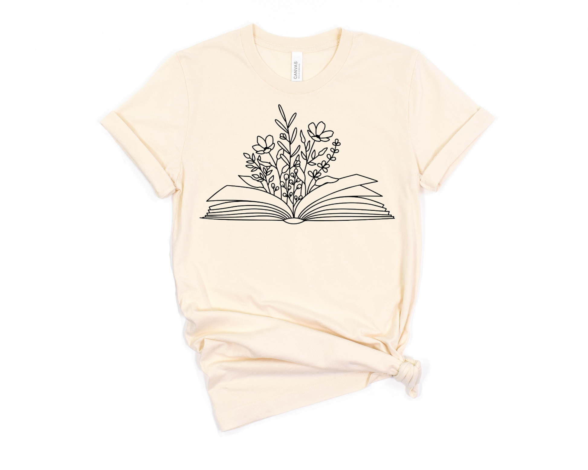 Wildflower Book T-Shirt Ethical Earth Store