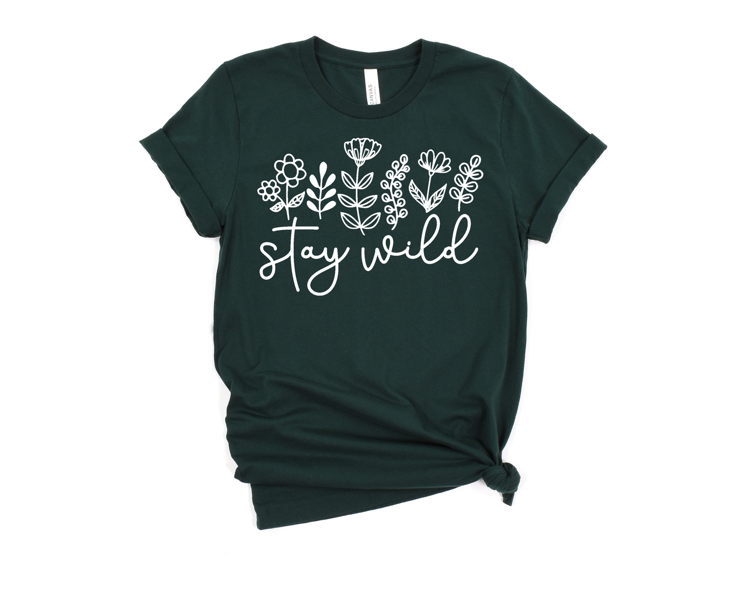 Stay Wild T-Shirt Ethical Earth Store