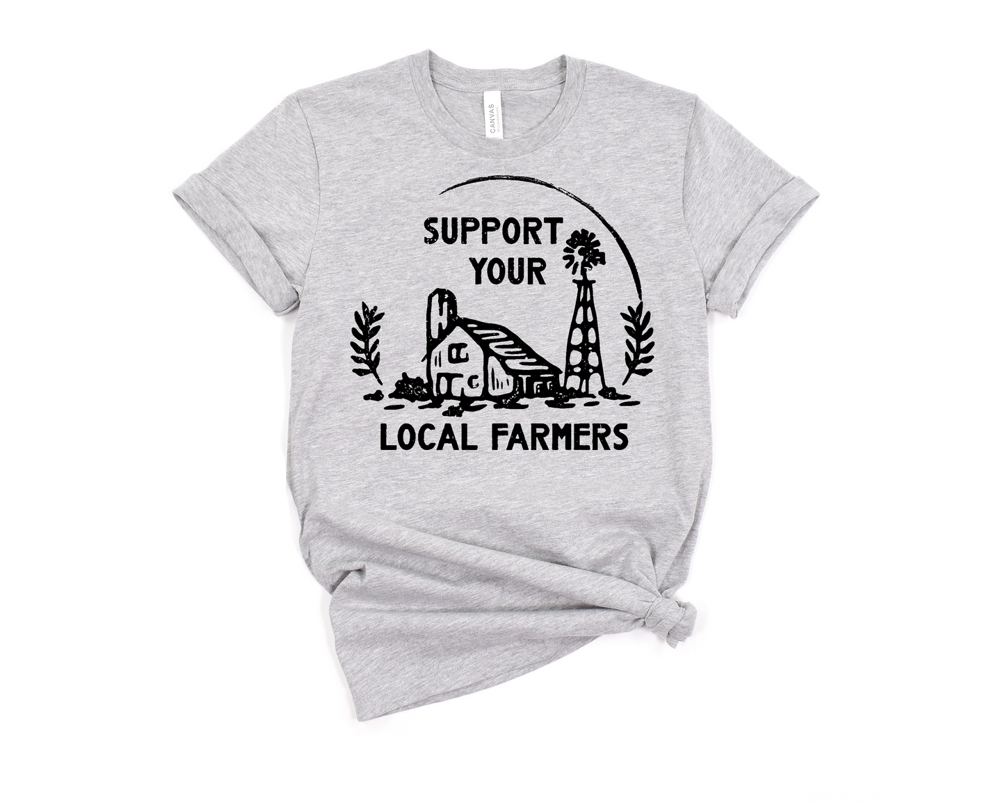 Support Your Local Farmers T-Shirt Ethical Earth Store