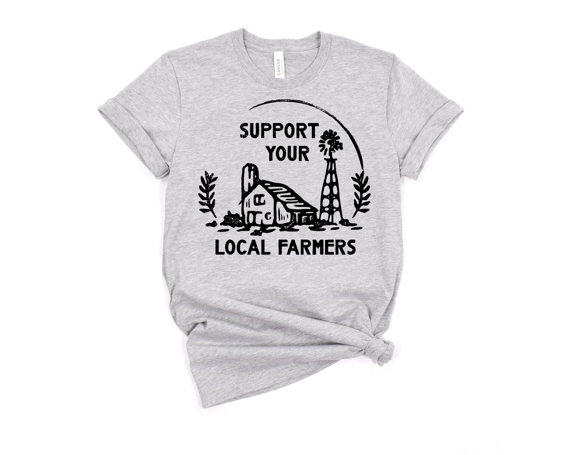 Support Your Local Farmers T-Shirt Ethical Earth Store