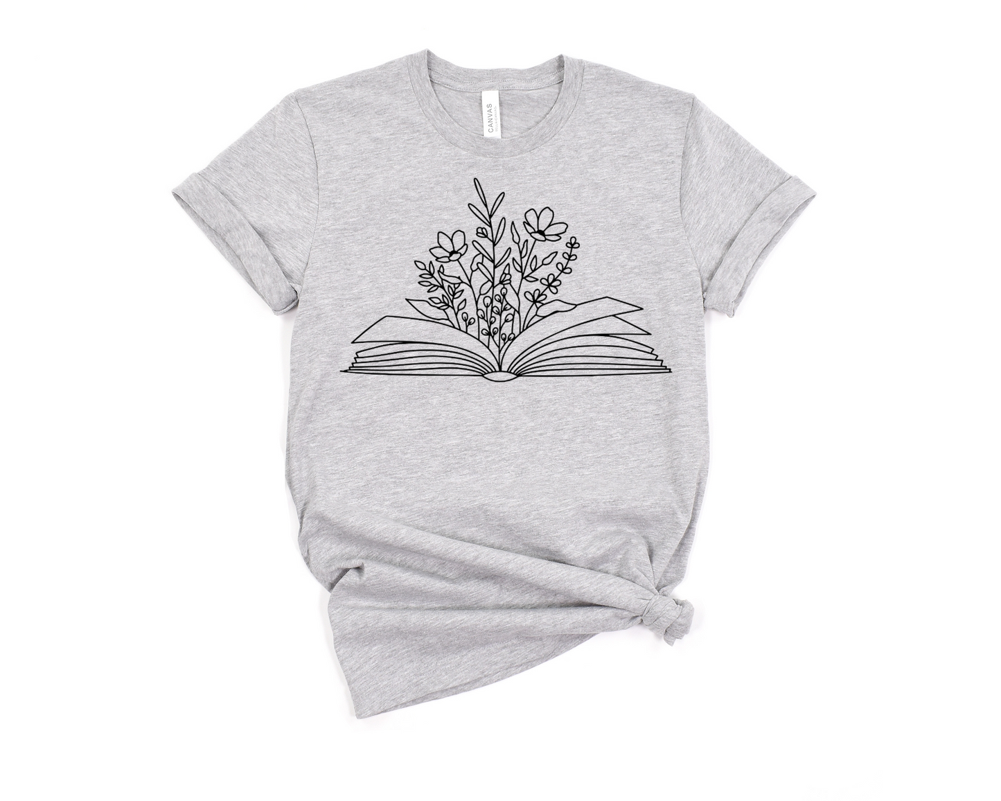 Wildflower Book T-Shirt Ethical Earth Store