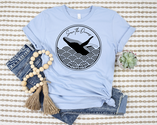 Save The Oceans T-Shirt Ethical Earth Store