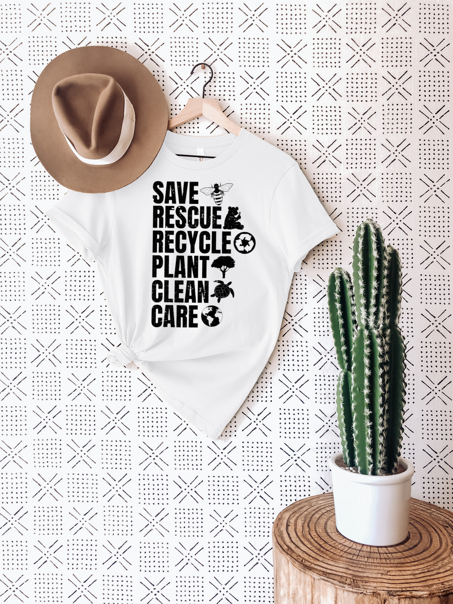 Save, Rescue, Recycle T-Shirt Ethical Earth Store
