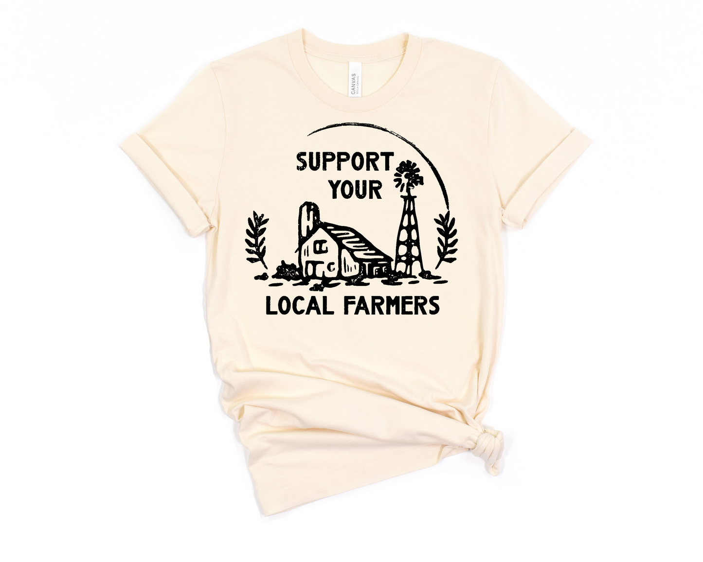 Support Your Local Farmers T-Shirt Ethical Earth Store