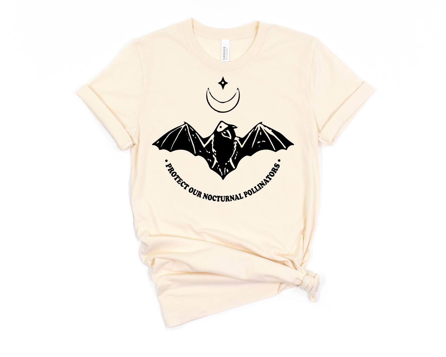Protect Our Nocturnal Pollinators T-Shirt Ethical Earth Store