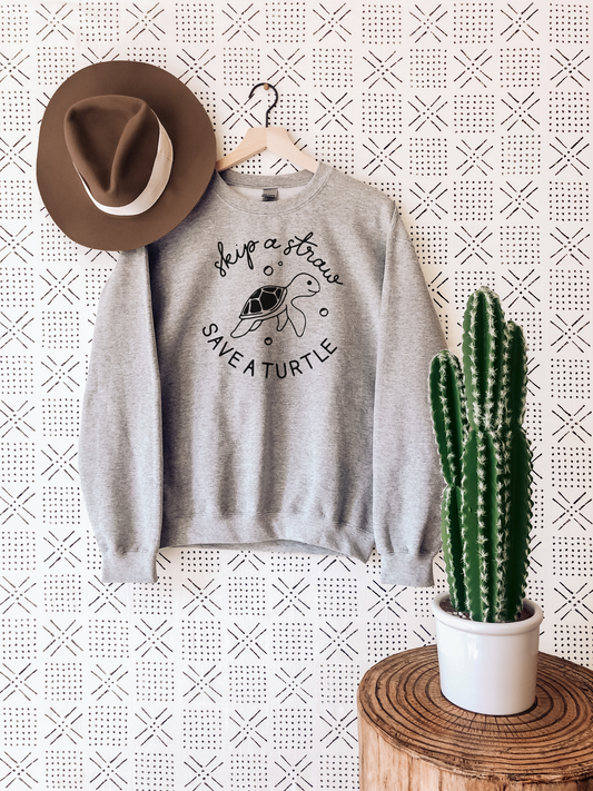 Save a Turtle Sweatshirt Ethical Earth Store