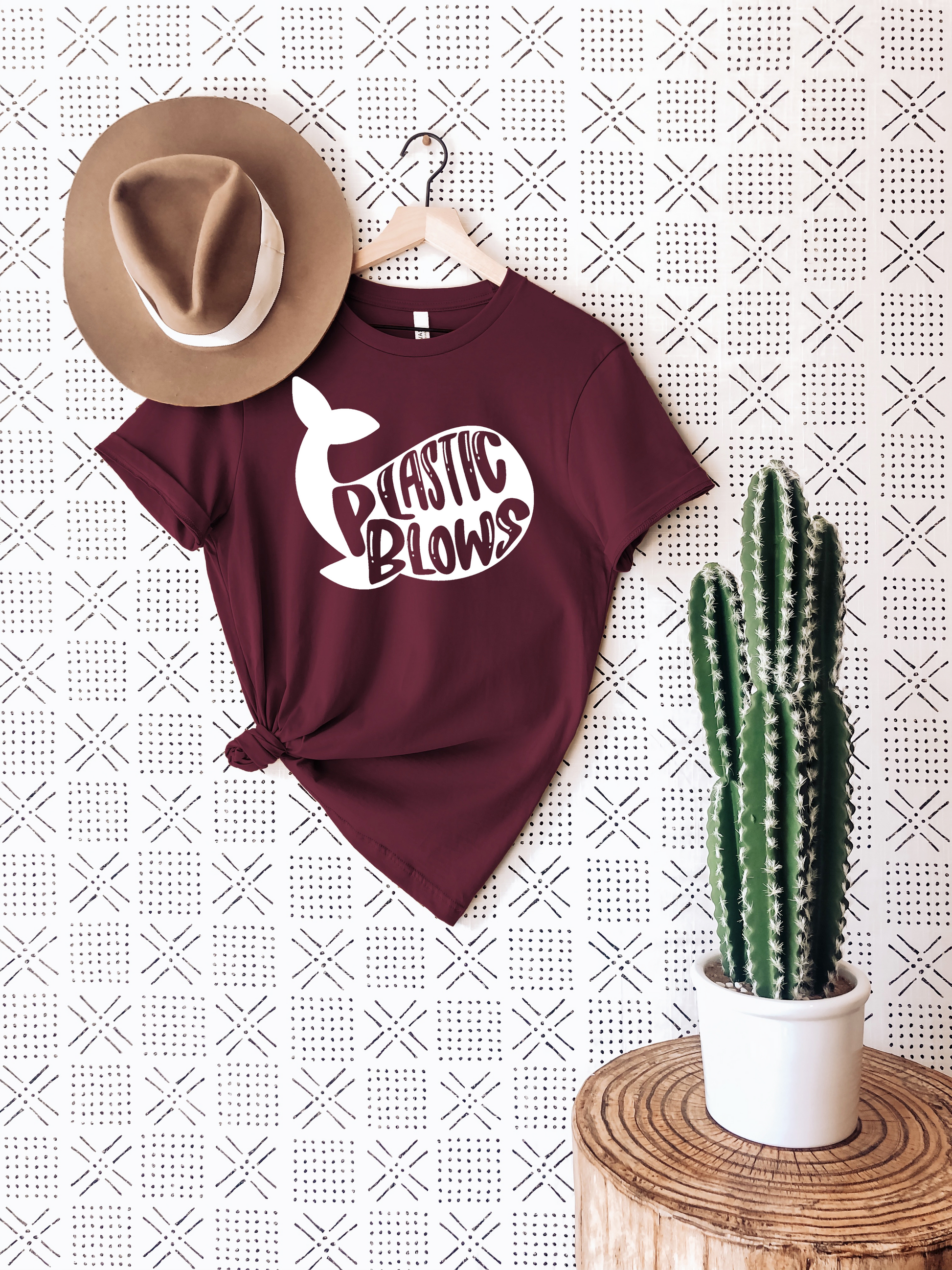 Plastic Blows T-Shirt Ethical Earth Store