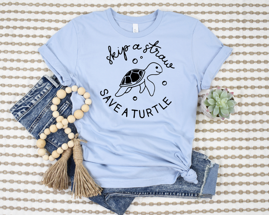 Save a Turtle T-Shirt Ethical Earth Store