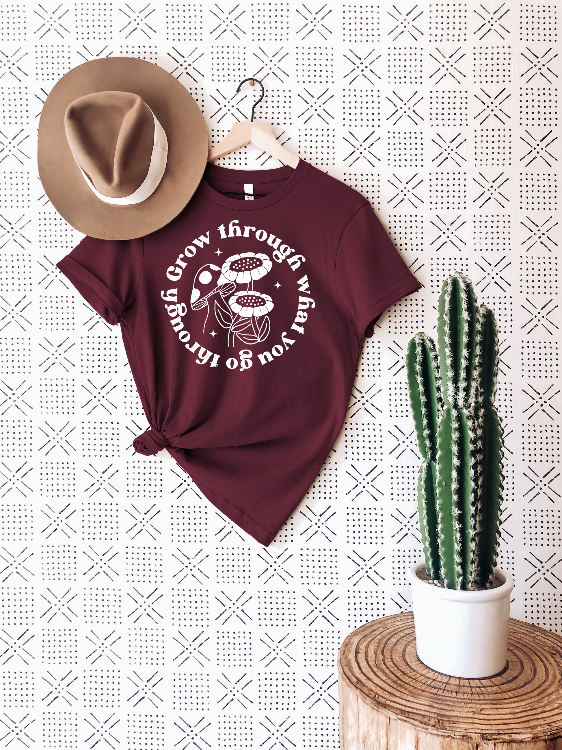 Grow Through What You Go Through T-Shirt Ethical Earth Store