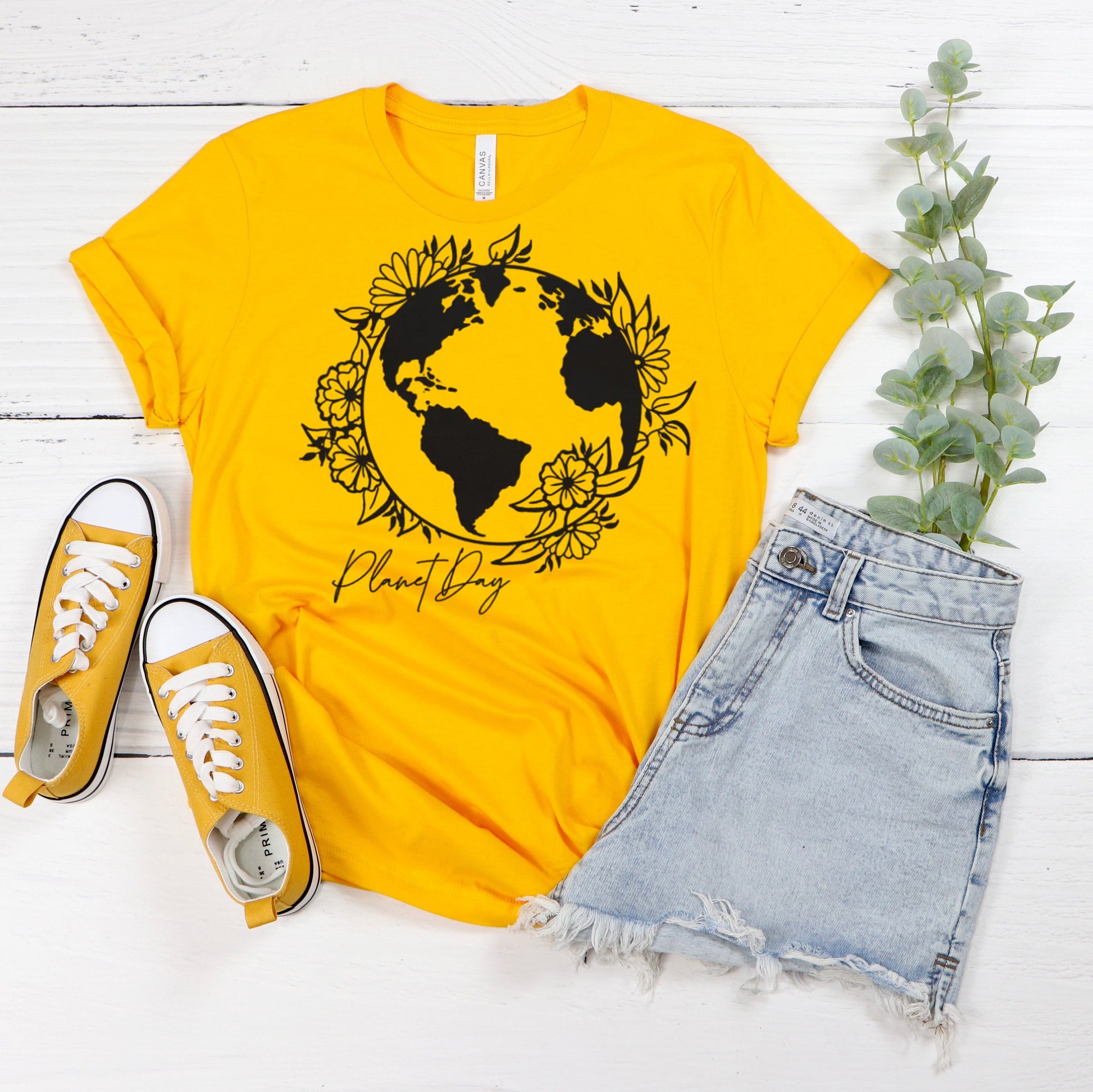 Planet Day T-Shirt Ethical Earth Store