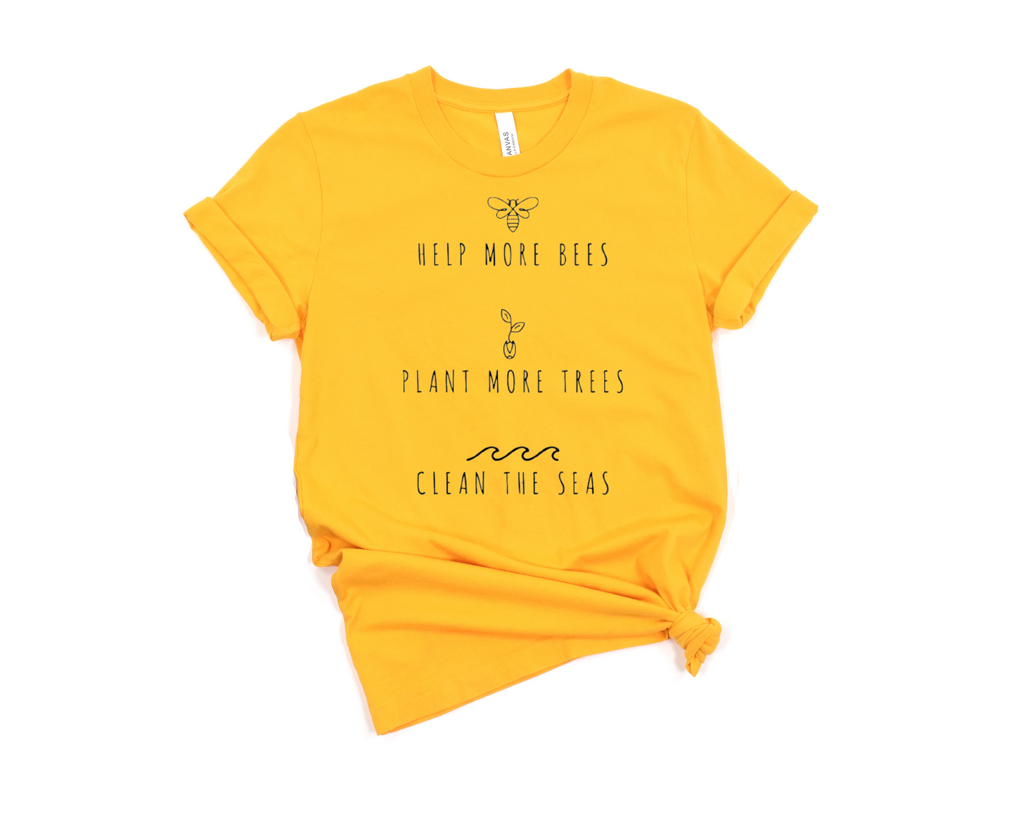 Bees, Trees and Seas T-Shirt Ethical Earth Store