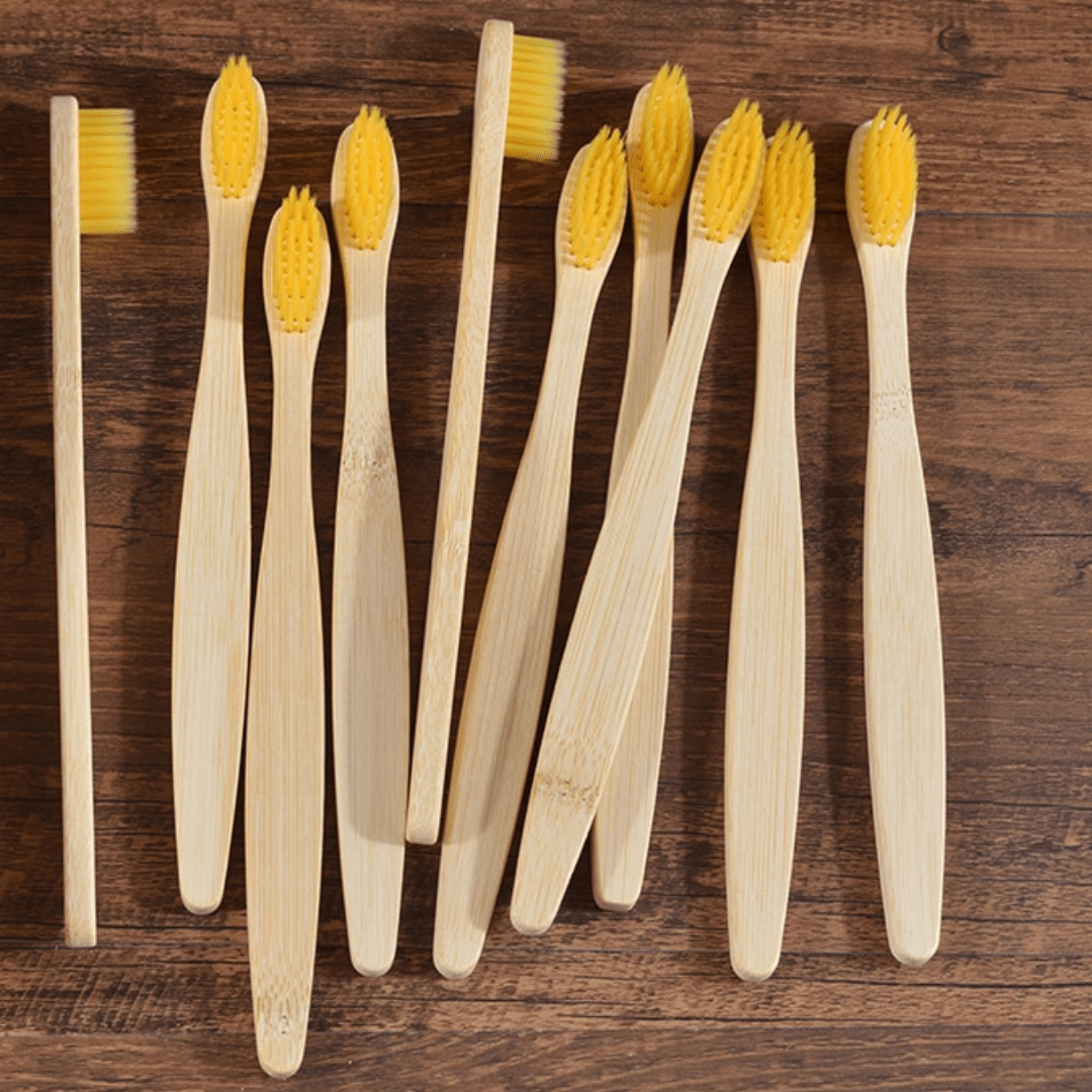 Bamboo Toothbrush - 10 Piece Ethical Earth Store